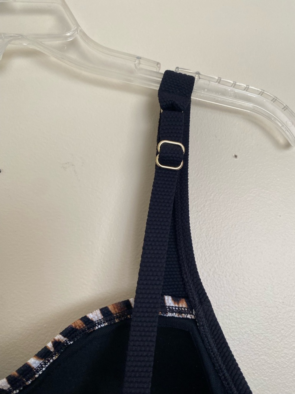 Tommy Bahama Black & Leopard Print One-Piece Swimsuit - Picture 3 of 7